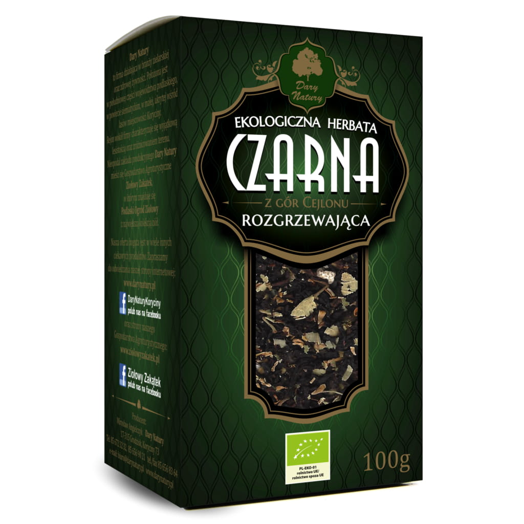 Herbata czarna rozgrzewająca EKO 100 g