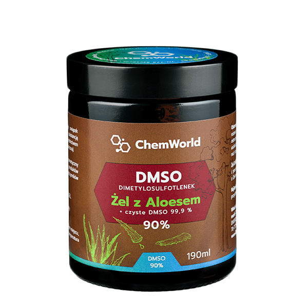 Żel DMSO 90% z Aloesem – Bardzo Mocny 190ml