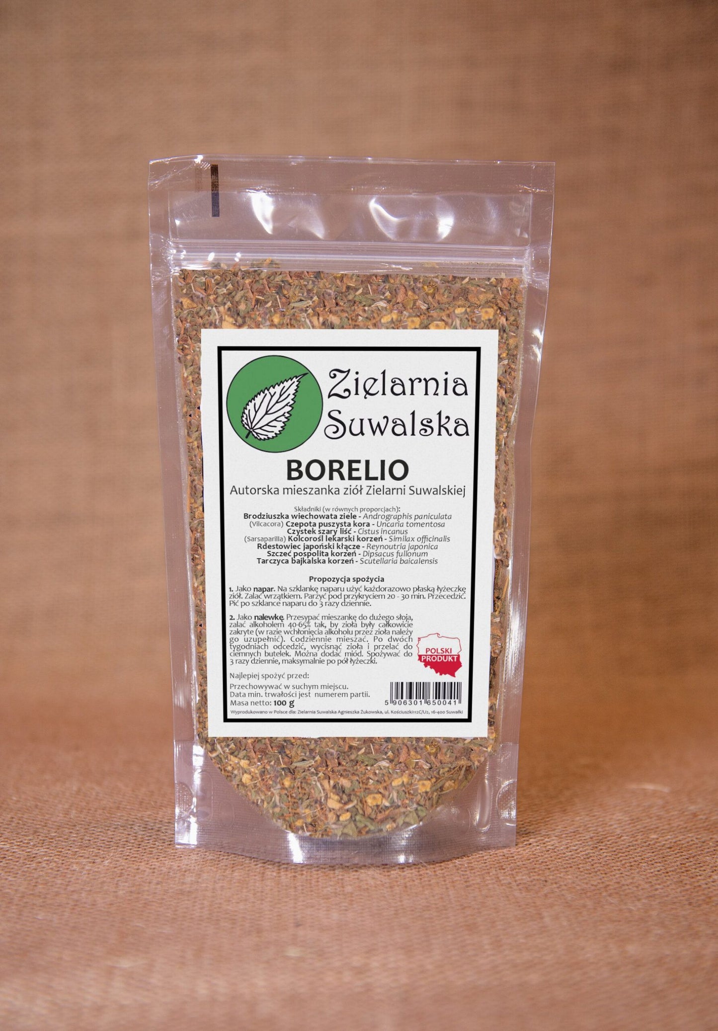 Borelio 100g Zielarnia Suwalska
