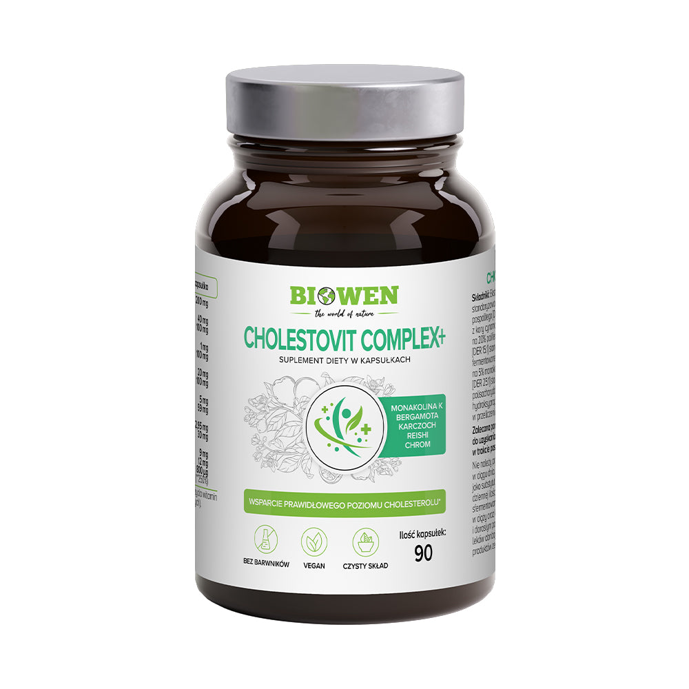 Cholestovit Complex+ | na cholesterol | Biowen – 90 kapsułek