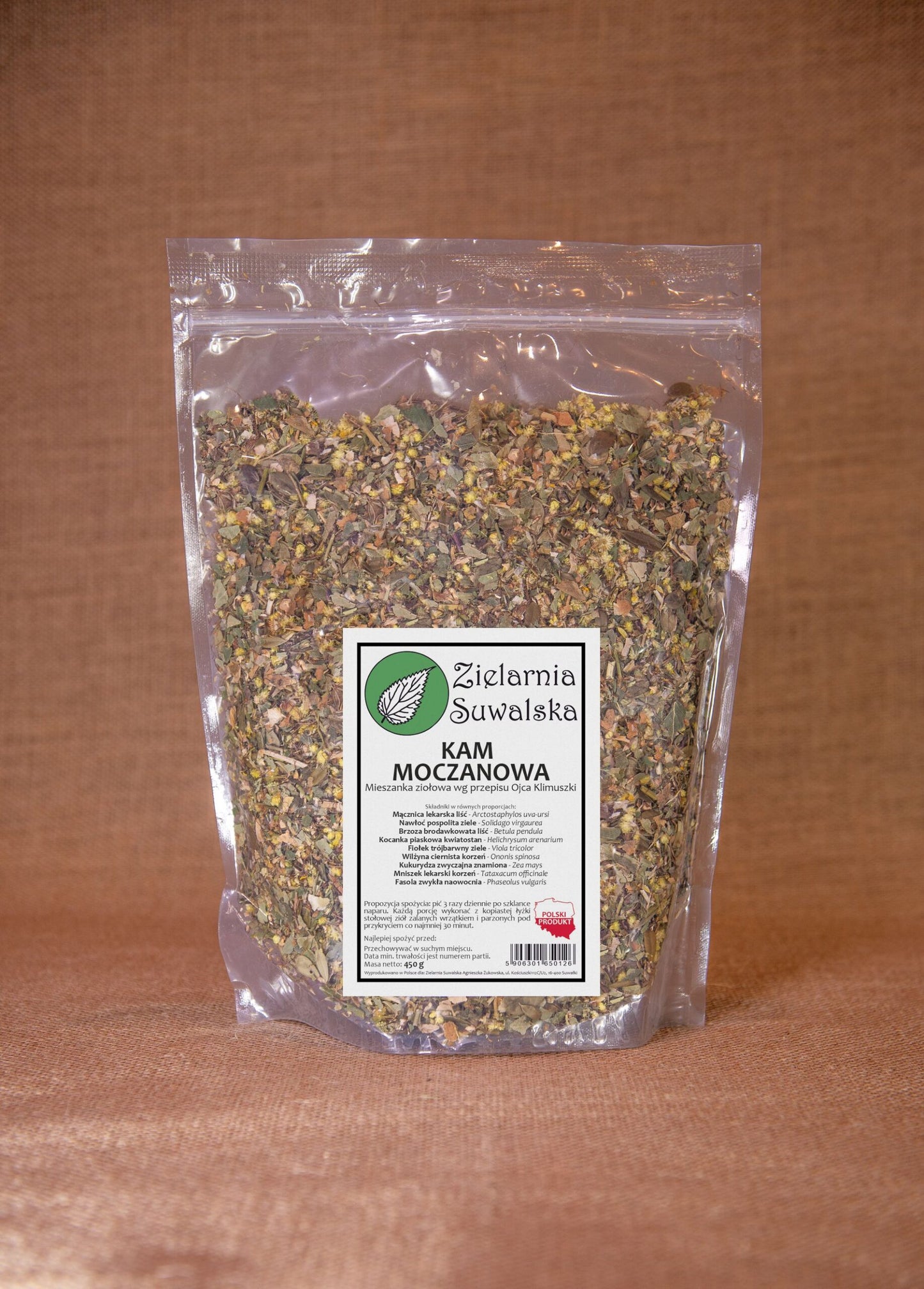 Kam moczanowa 450g wg Klimuszki Zielarnia Suwalska