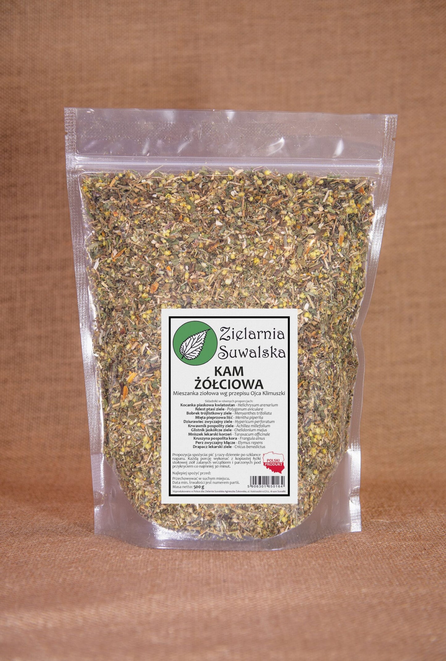 Kam żółciowa 500g wg Klimuszki Zielarnia Suwalska