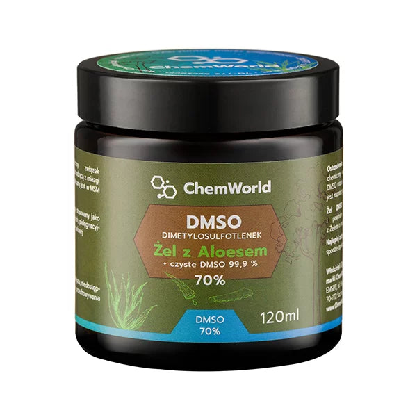 Żel DMSO 70% z Aloesem, 120ml