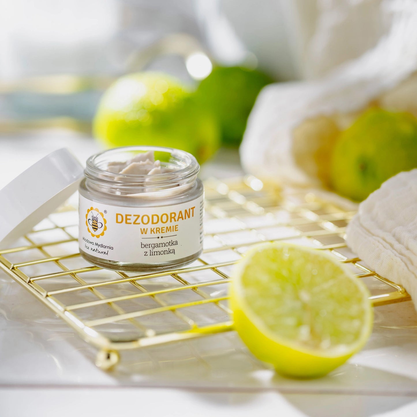 Bergamotka z limonką - dezodorant w kremie