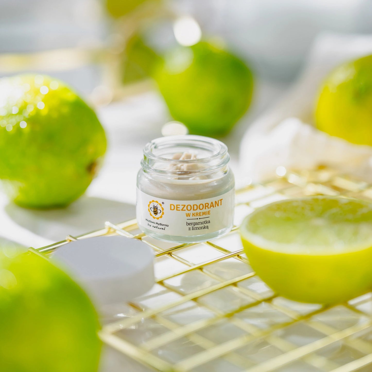 Bergamotka z limonką - mini dezodorant w kremie
