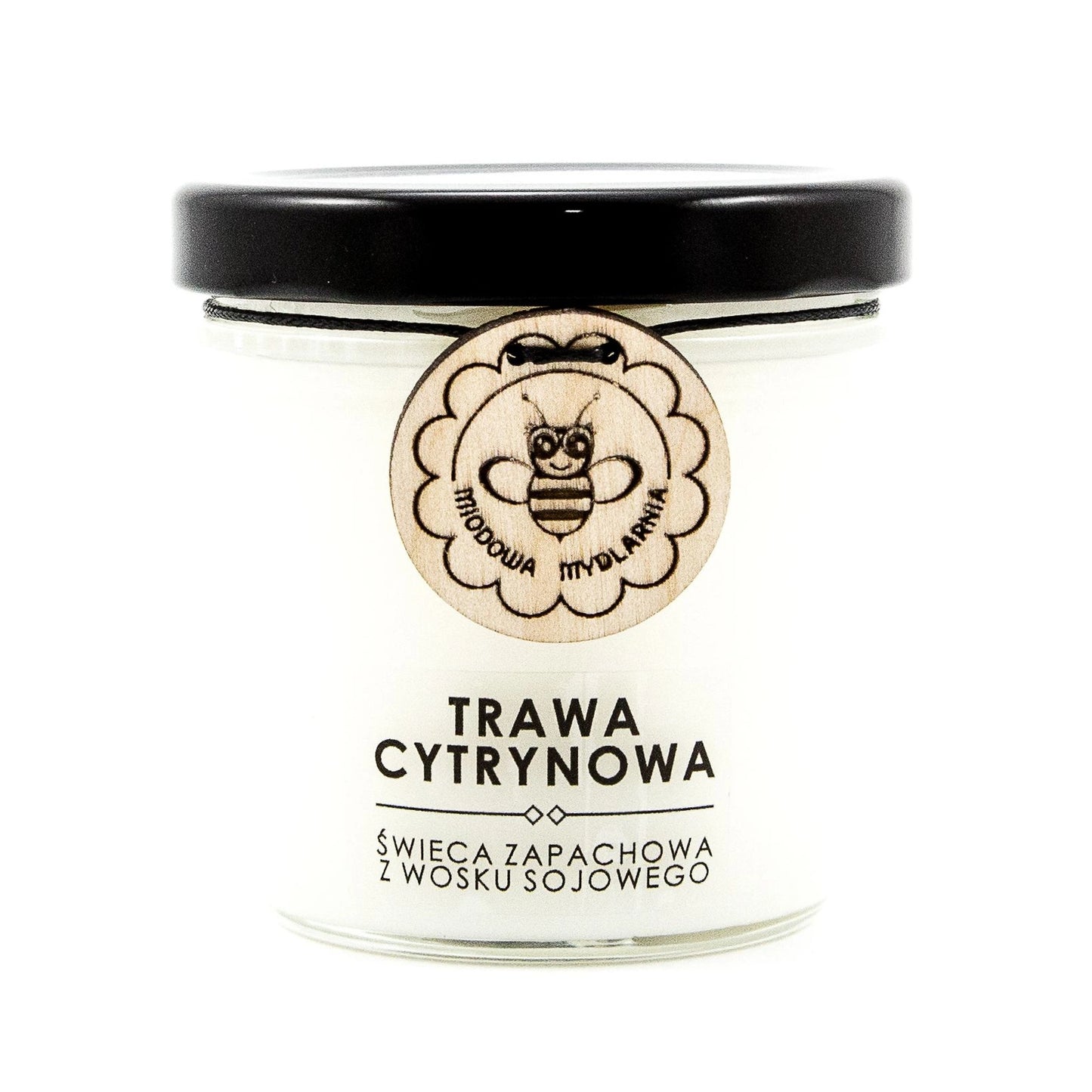Świeca z wosku sojowego - TRAWA CYTRYNOWA