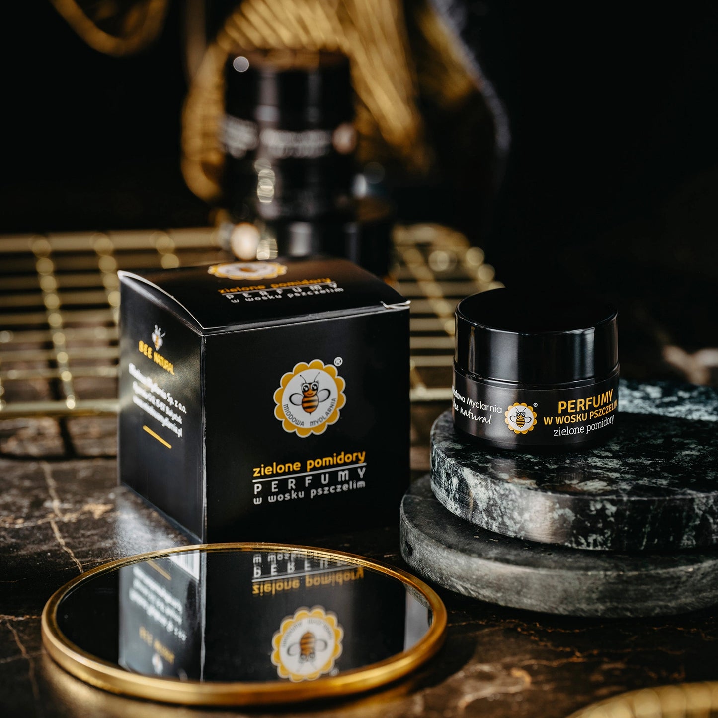 Perfumy w wosku pszczelim ZIELONE POMIDORY