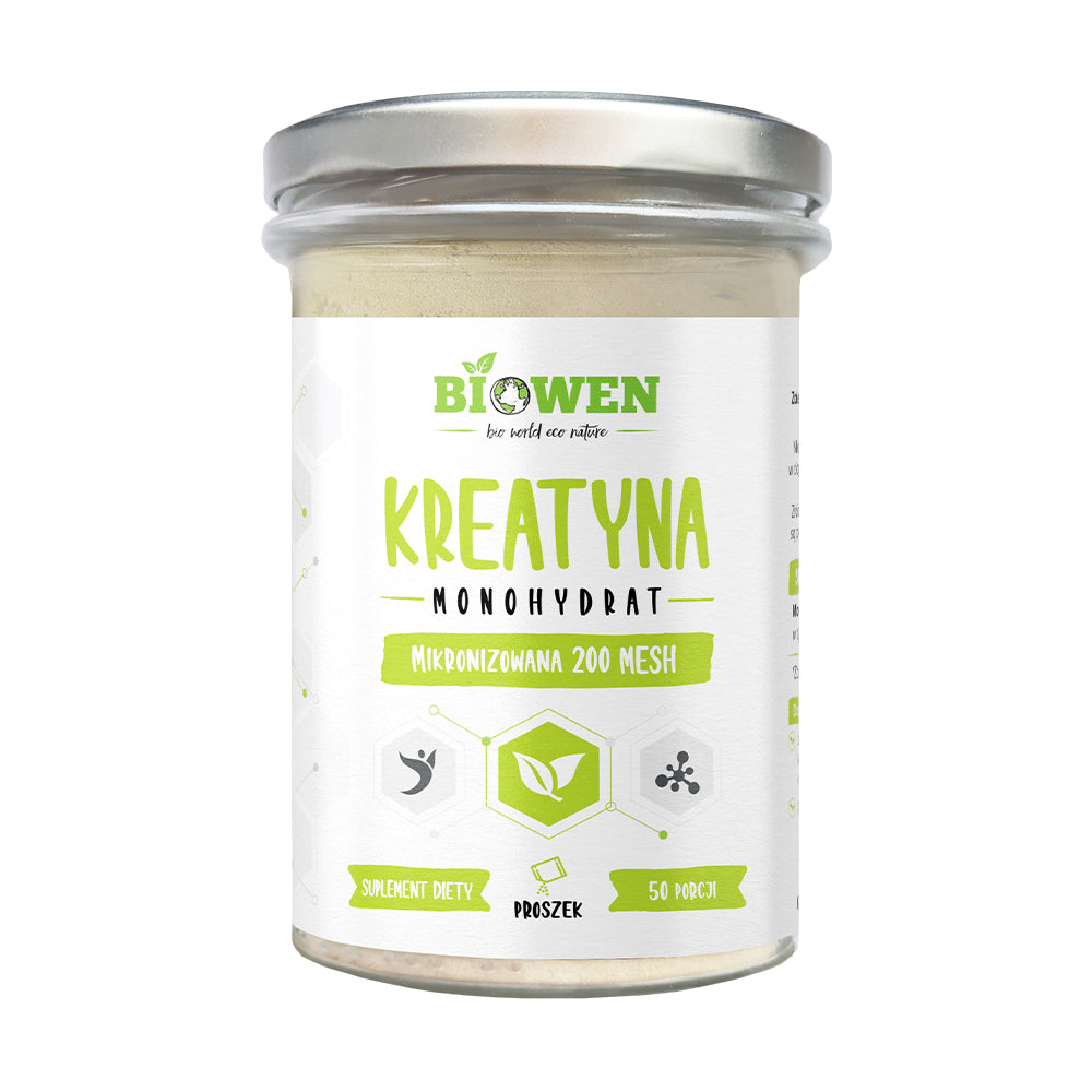 Kreatyna monohydrat mikronizowana 200 MESH Biowen – 250 g