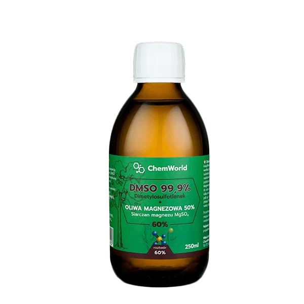 DMSO Dimetylosulfotlenek z Magnezem (siarczan) – Roztwór 60%, 250ml
