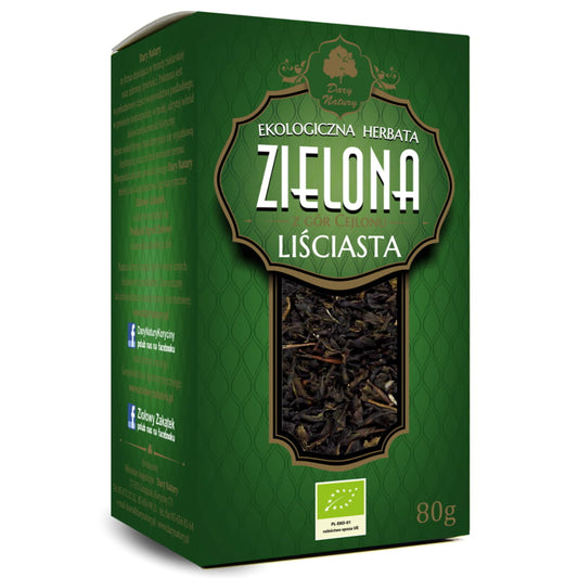Herbata zielona liściasta EKO 80 g