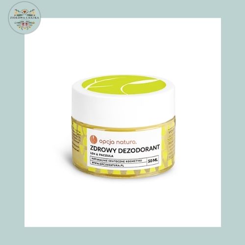 Zdrowy dezodorant len & paczula - 50ml