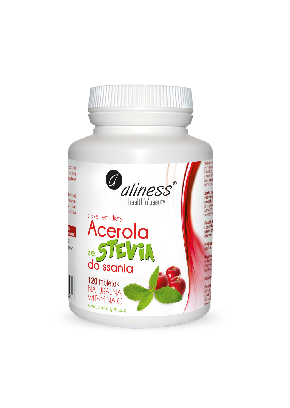 Acerola ze Stevią do ssania 120 tabletek