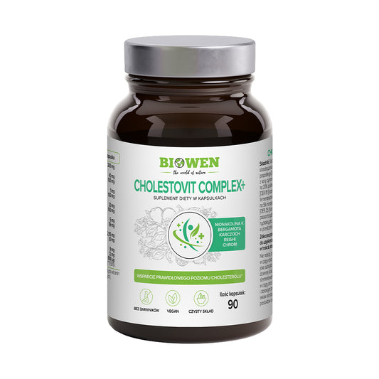 Cholestovit Complex+ | na cholesterol | Biowen – 90 kapsułek