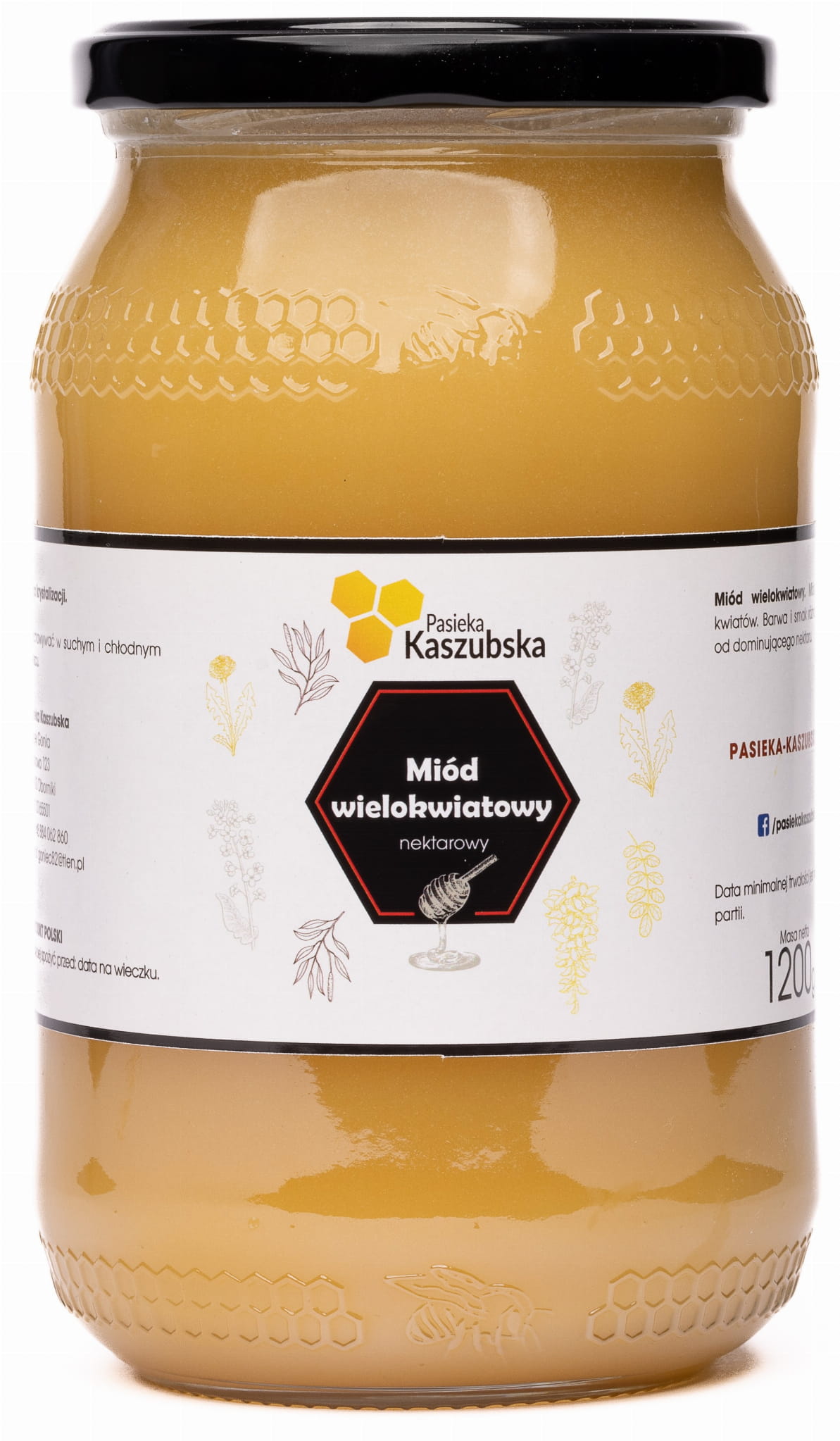Miód Wielokwiatowy - 1,2kg