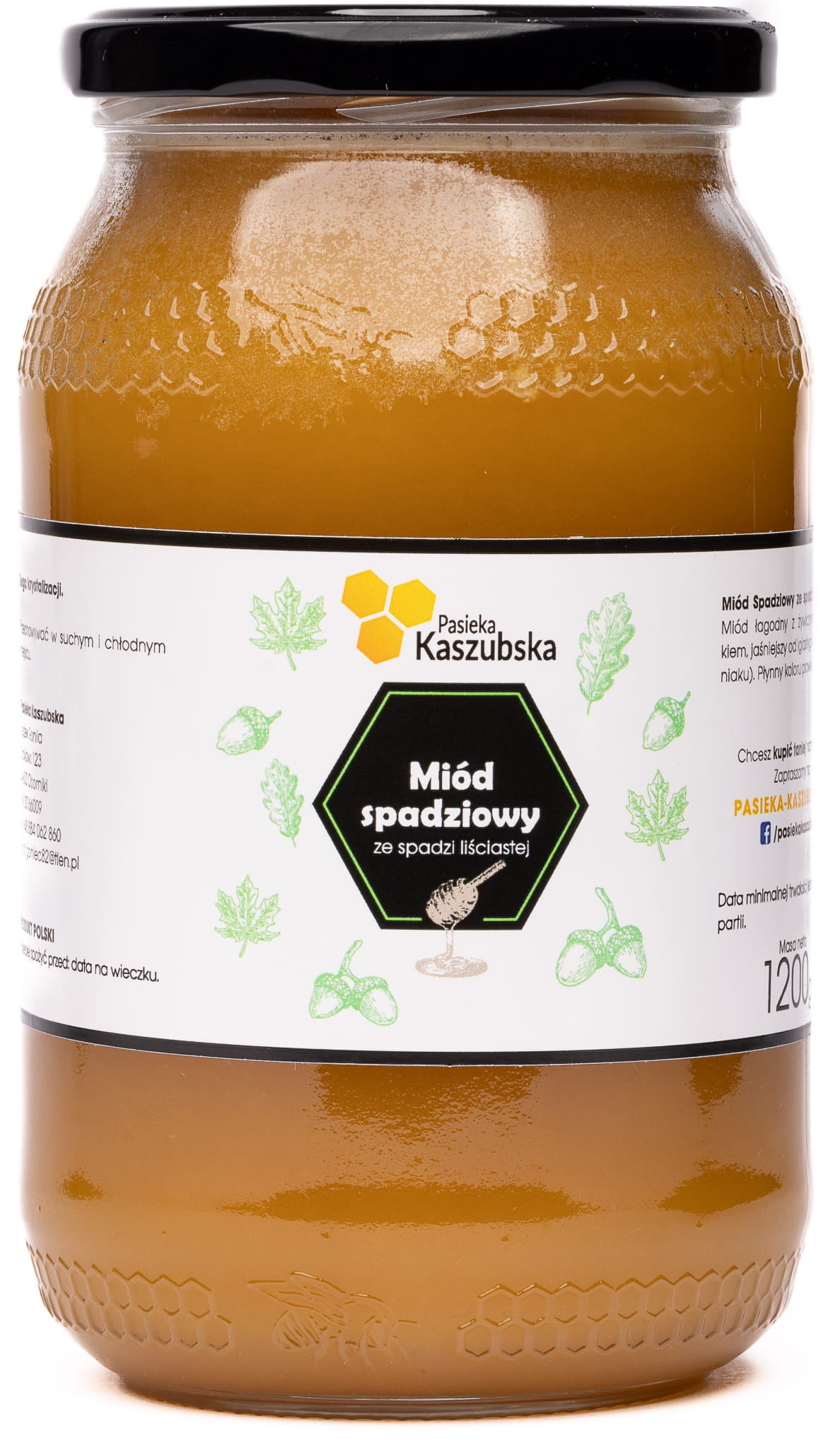 Miód spadziowy Liściasty 1,2kg