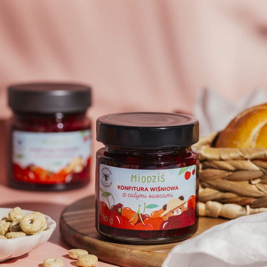 Konfitura wiśniowa z całymi owocami - 210g
