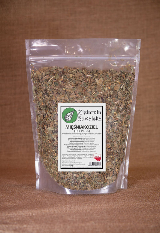 Mięśniakoziel (do picia) 450g wg Klimuszki Zielarnia Suwalska
