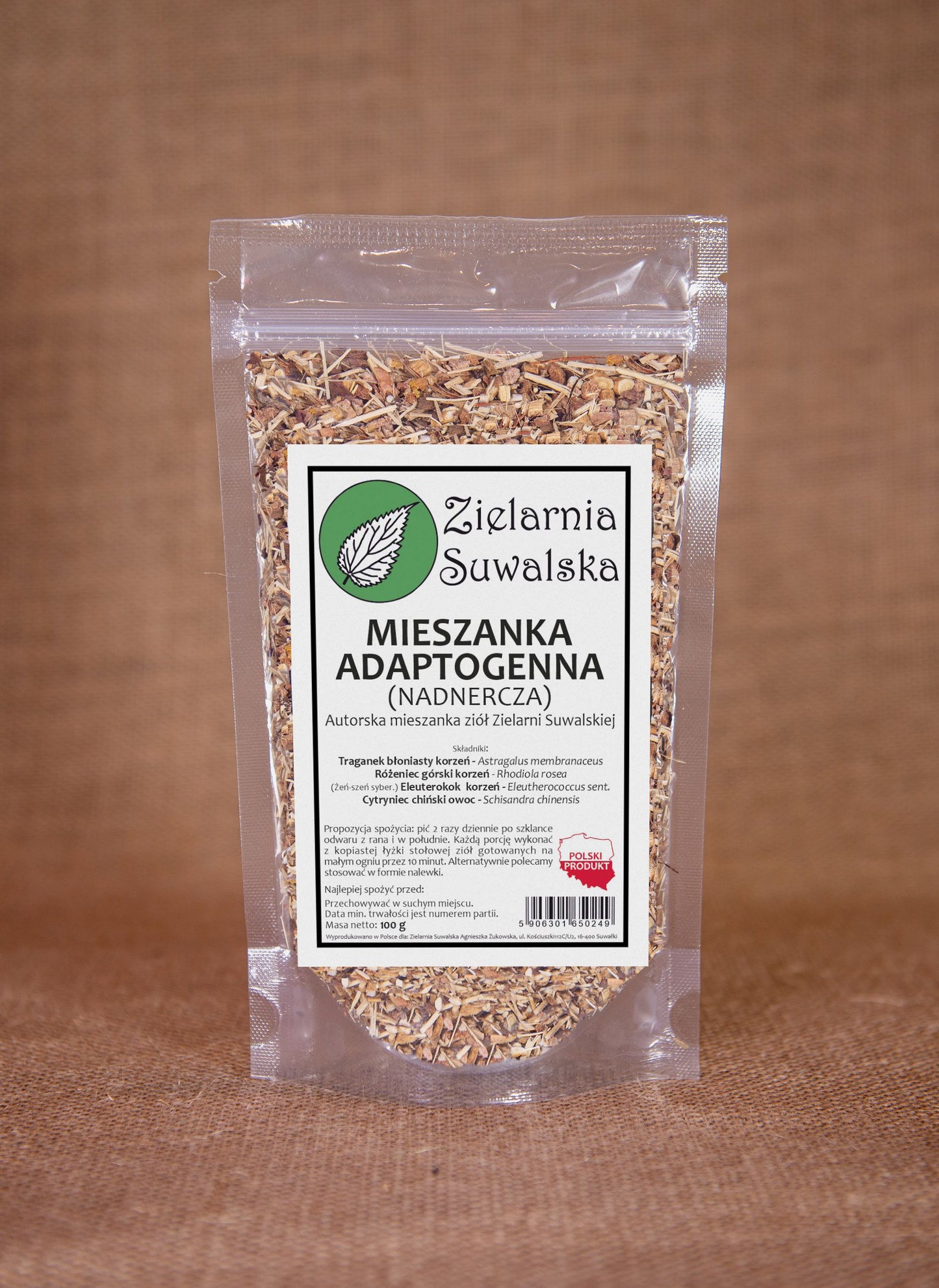 Mieszanka adaptogenna (nadnercza) 100g Zielarnia Suwalska