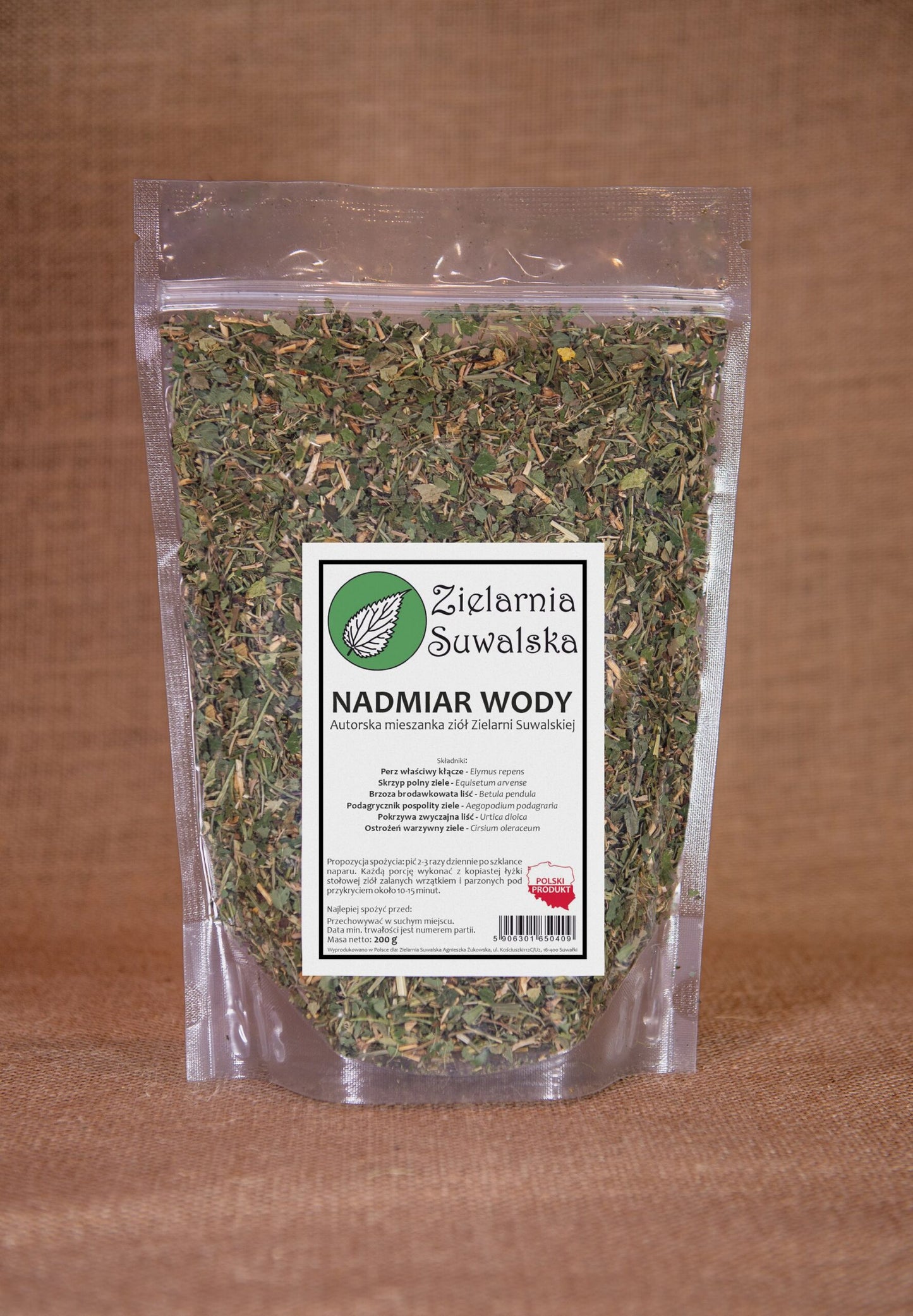 Nadmiar wody 200g Zielarnia Suwalska