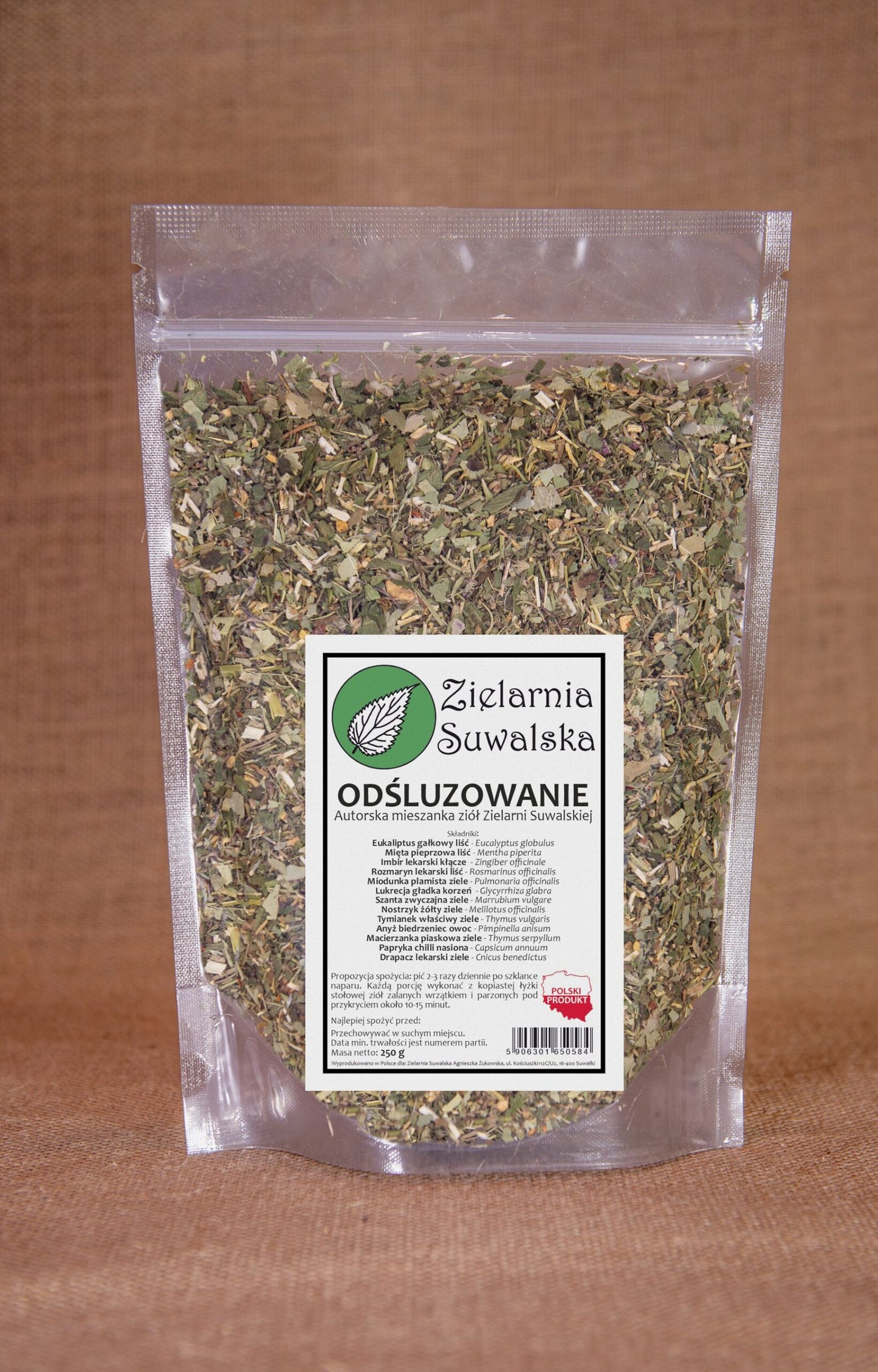 Odśluzowanie 250g Zielarnia Suwalska