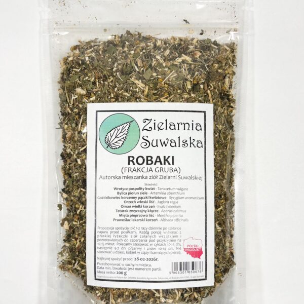 Robaki frakcja gruba 200g Zielarnia Suwalska
