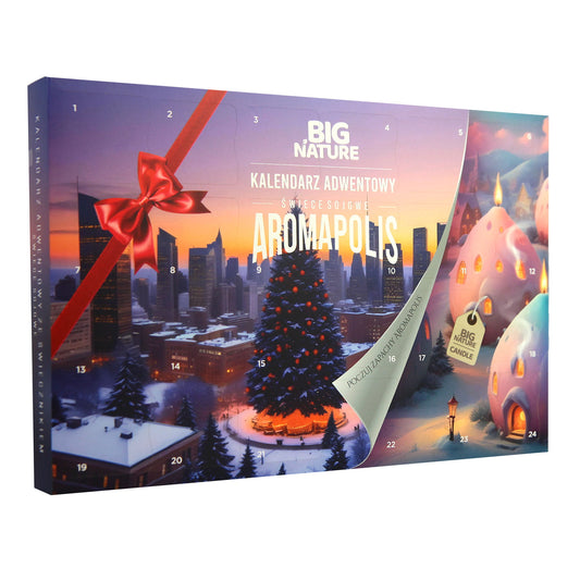 Kalendarz adwentowy ze świeczkami sojowymi „AROMAPOLIS” BIG NATURE