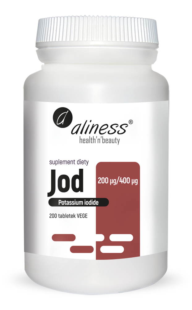 Jod (jodek potasu) 200 µg / 400 µg x 200 Vege tabs