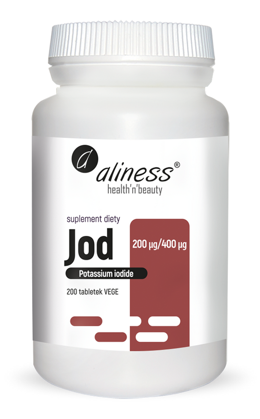 Jod (jodek potasu) 200 µg / 400 µg x 200 Vege tabs