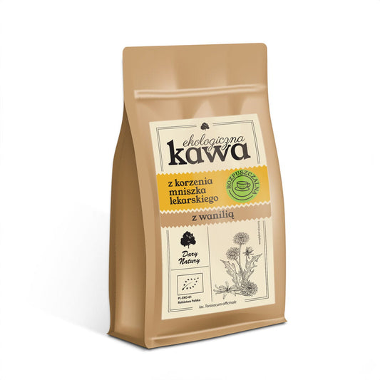 Kawa z korzenia mniszka lekarskiego z wanilią EKO rozpuszczalna 100g