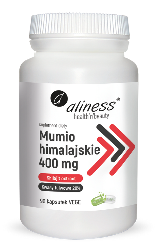 Shilajit - Mumio himalajskie 400mg  x 90 Vege caps.