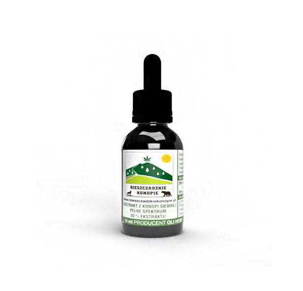 Ekstrakt z konopi siewnej 30% 10 ml Bieszczadzkie Konopie