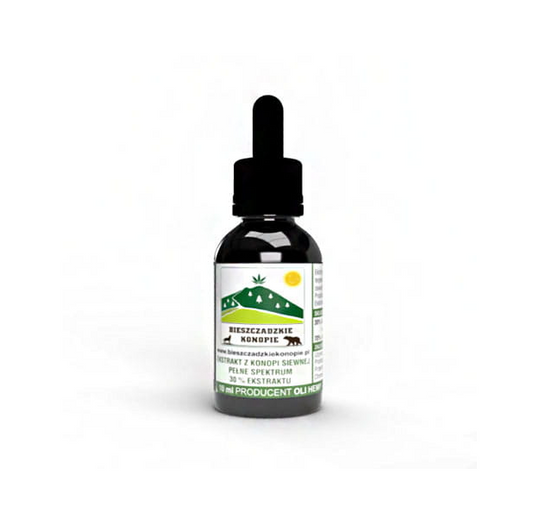 Ekstrakt z konopi siewnej 30% 10 ml Bieszczadzkie Konopie