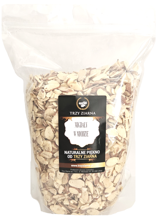 Płatki migdałowe w miodzie 200g