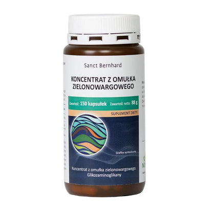 Omułek Zielonowargowy Ekstrakt (500 mg) 150 kapsułek Sanct Bernhard