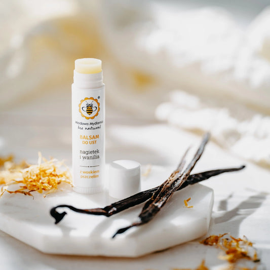 Balsam do ust nagietek i wanilia
