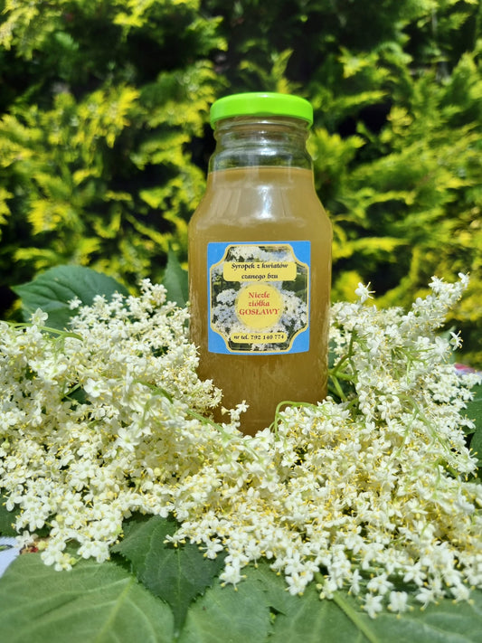 Syrop z kwiatów czarnego bzu Gosławy 330ml